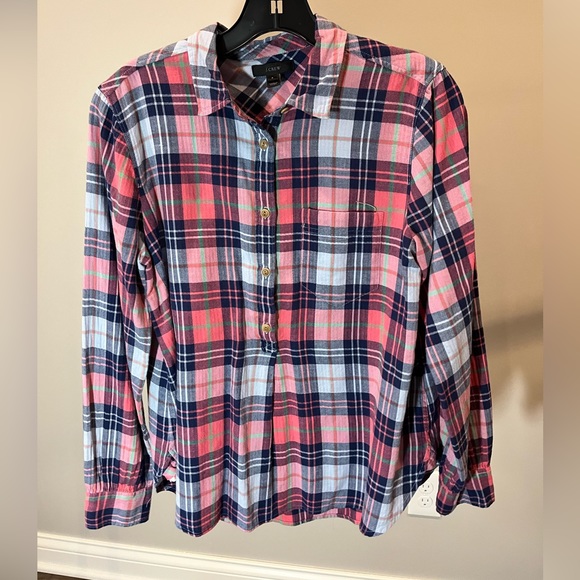 2 FOR 1 J CREW FLANNELS - Picture 2 of 8
